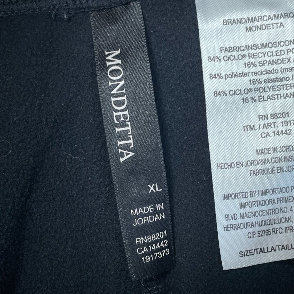 Mondetta Women's XL Black Wide Leg Yoga Pants K1262 - Picture 8 of 10